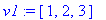 v1 := vector([1, 2, 3])