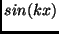 $sin(kx)$