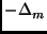 $-\Delta_{m}$