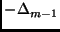 $-\Delta_{m-1}$