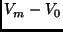 $V_m-V_0$